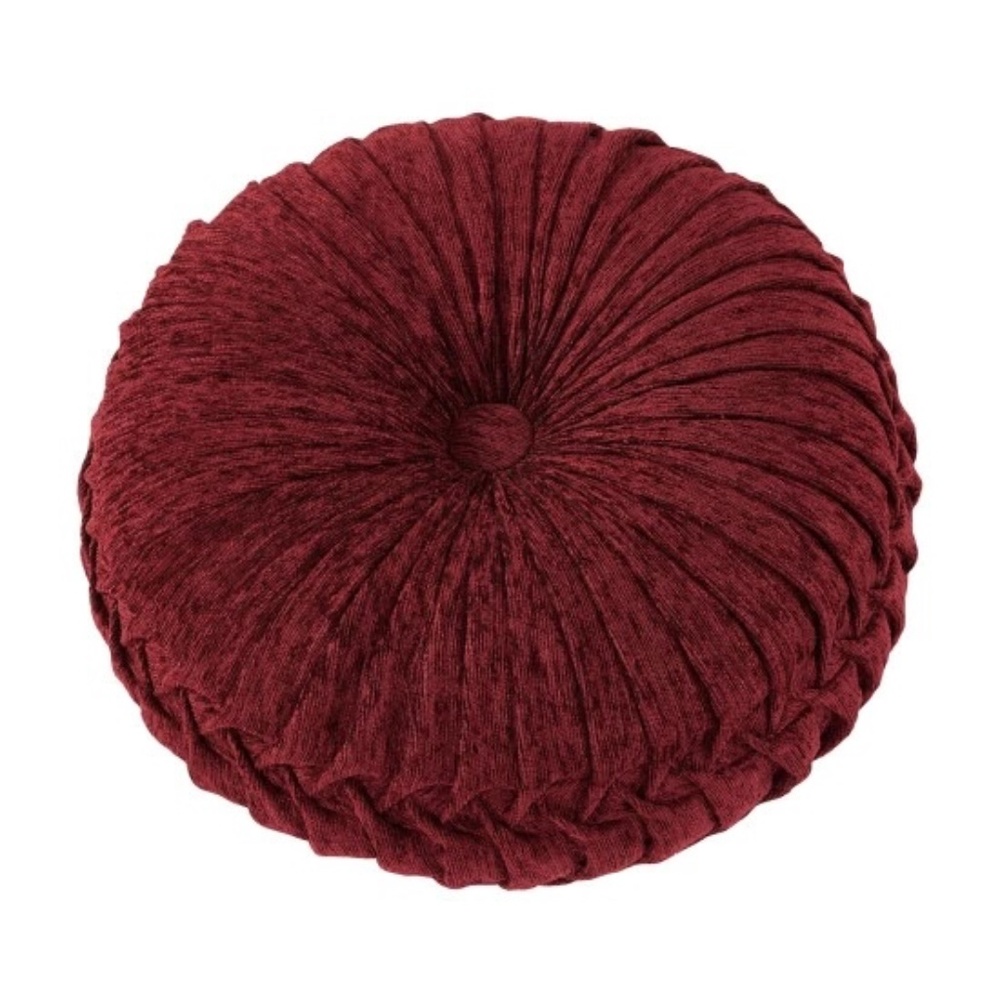 NWT- Five Queens Court/J. Queen NY Tamera Tufted Round Decorative Throw Pillow